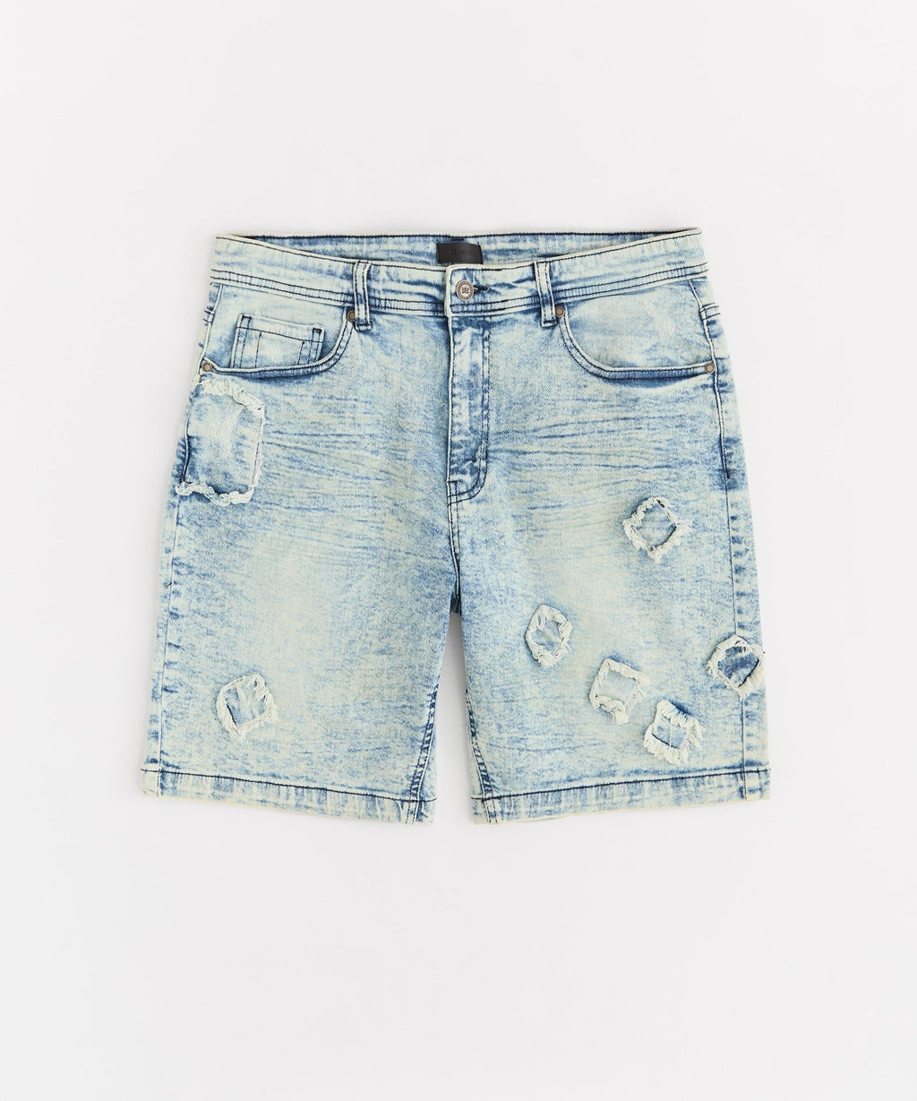 Destroyed Denim Shorts