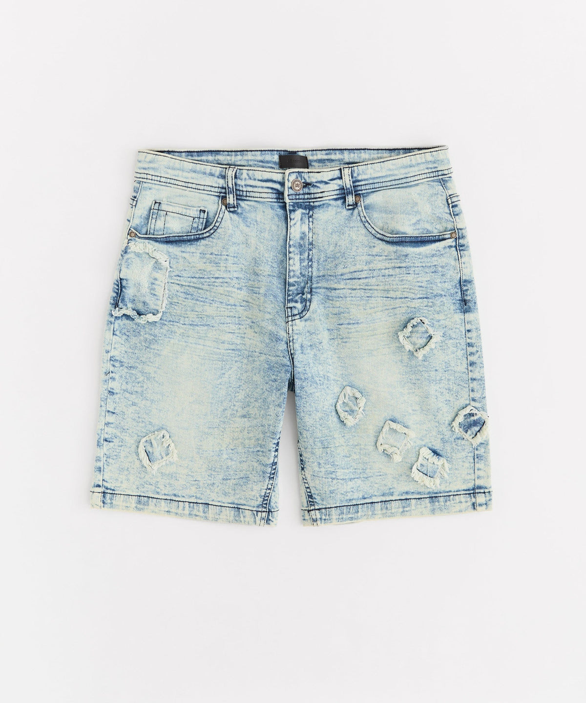 Destroyed Denim Shorts