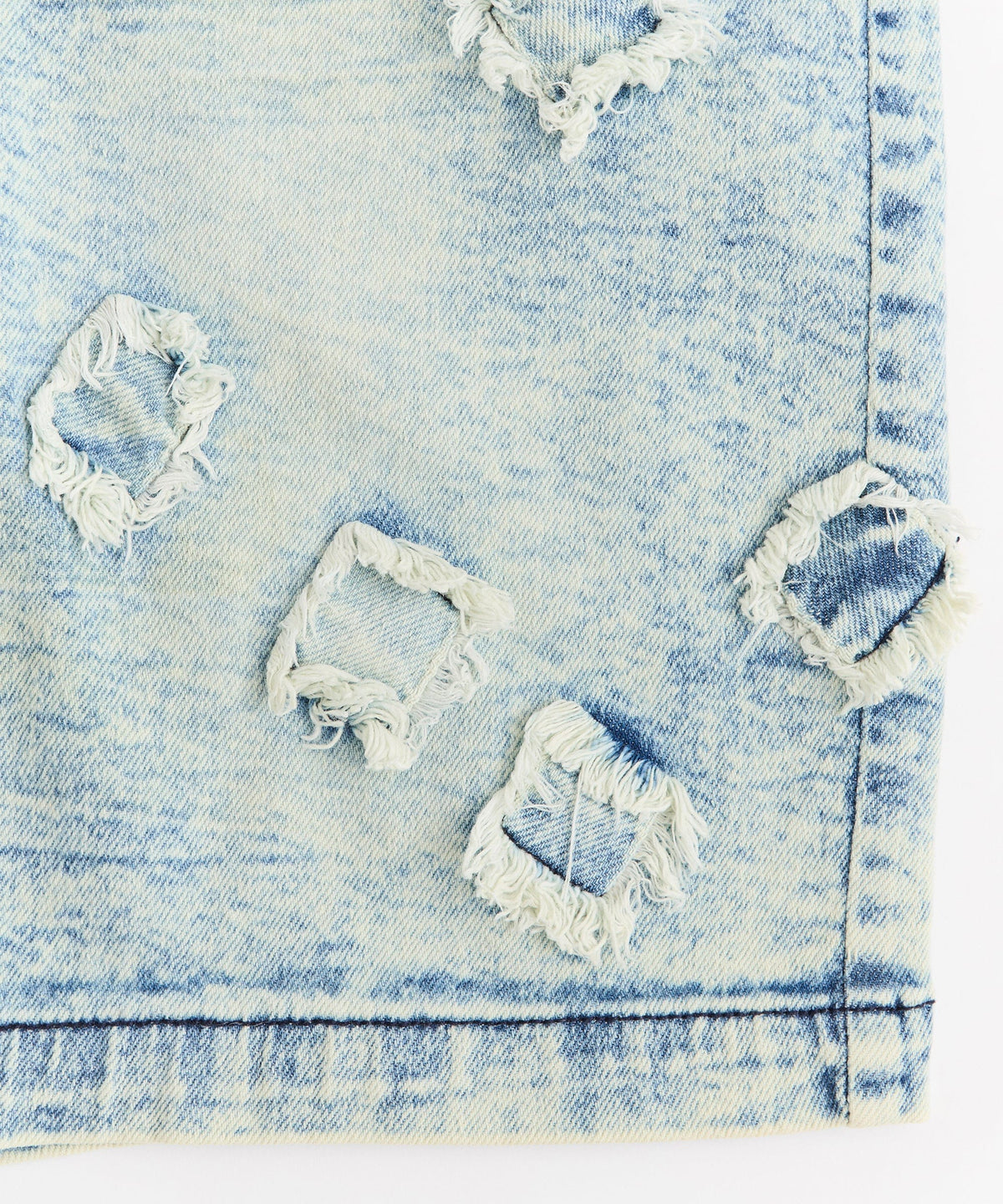 Destroyed Denim Shorts