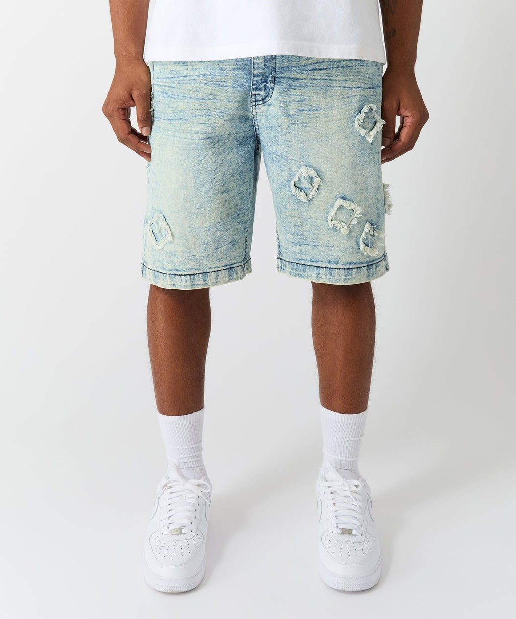 Destroyed Denim Shorts