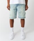 Destroyed Denim Shorts