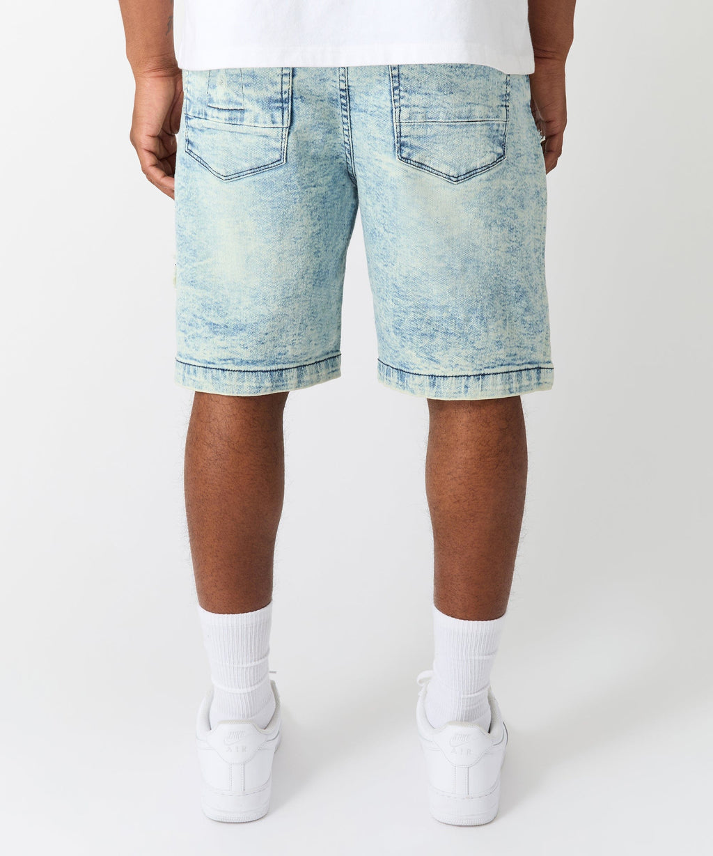Destroyed Denim Shorts