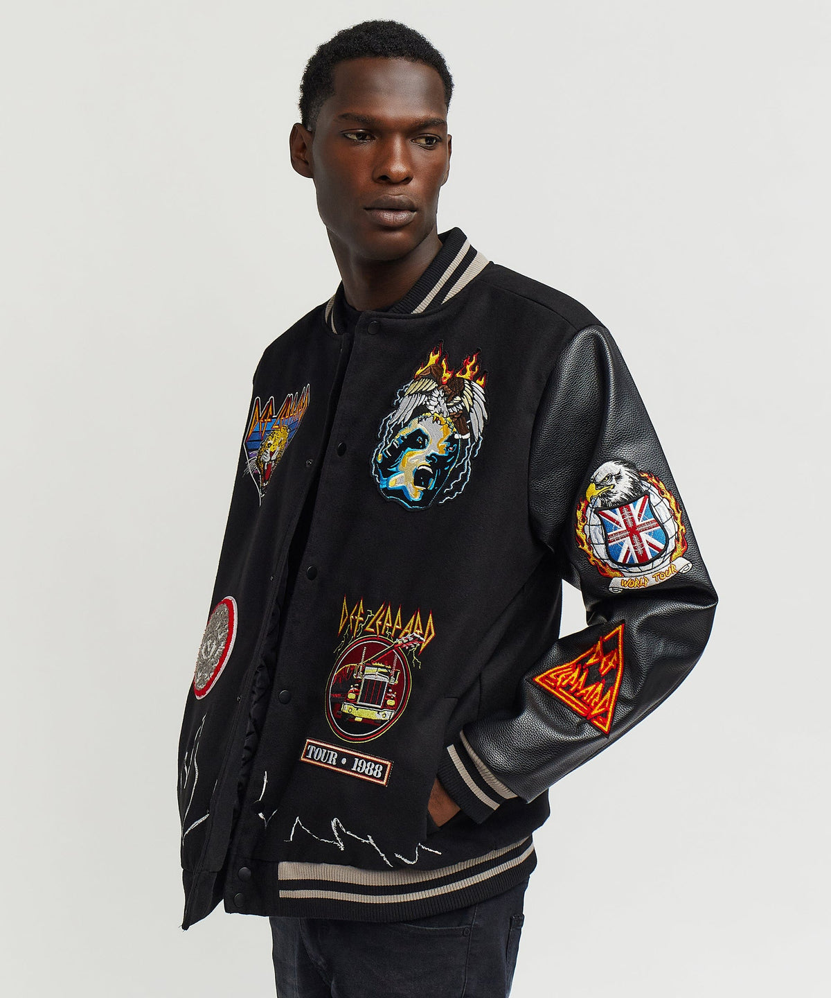 Def Leppard Hysteria Tour Varsity Jacket
