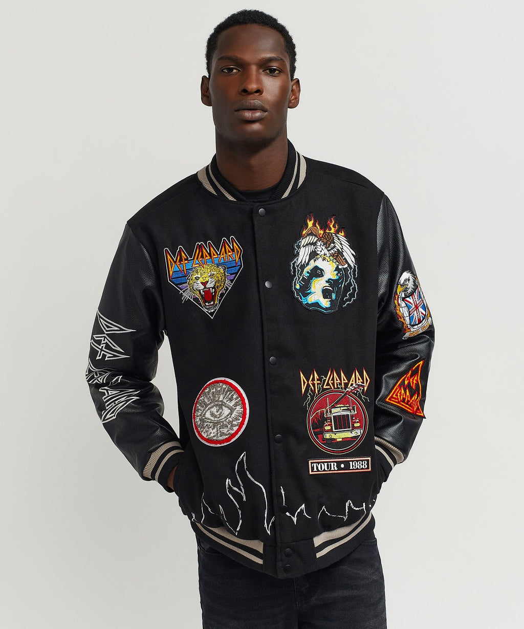 Def Leppard Hysteria Tour Varsity Jacket