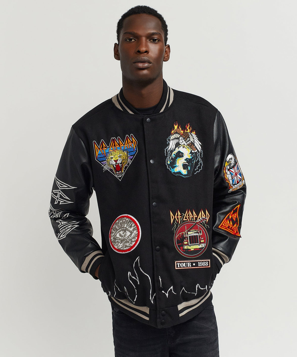 Def Leppard Hysteria Tour Varsity Jacket