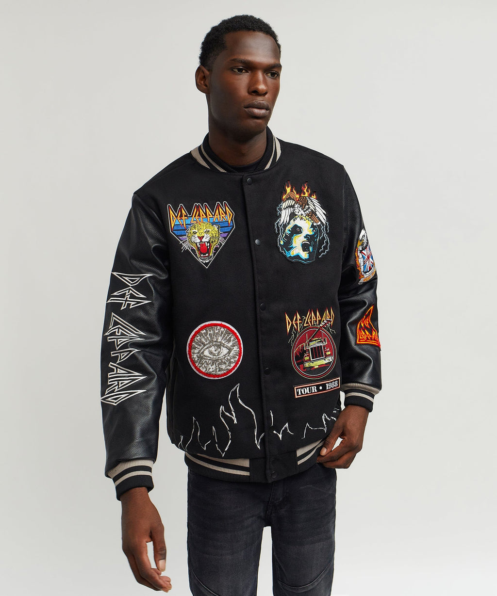 Def Leppard Hysteria Tour Varsity Jacket